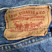 Levi's 505 デニムパンツ W34 リーバイス レギュラーフィット ブルー コットン メキシコ製 古着卸 アメリカ仕入 2404-497_画像9