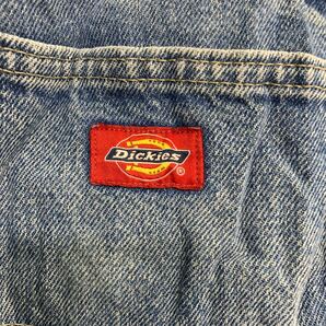 Dickies デニムペインターパンツ W38 ディッキーズ ビッグサイズ ブルー コットン メキシコ製 古着卸 アメリカ仕入 2404-539の画像9