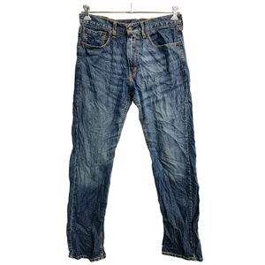 Levi's 505 デニムパンツ W32 リーバイス レギュラーフィット インディゴ コットン メキシコ製 古着卸 アメリカ仕入 2404-570