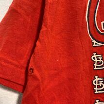 Swingster 半袖 プリントTシャツ L レッド USA製 シングルステッチ MLB CARDINALS 古着卸 アメリカ仕入 a604-6006_画像4