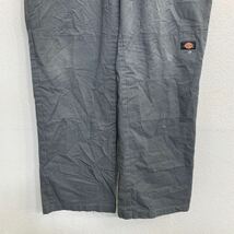 Dickies ワークパンツ W34 ディッキーズ リラックスフィット グレー メキシコ製 古着卸 アメリカ仕入 2404-648_画像3