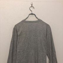 Champion 長袖 ロゴ Tシャツ チャンピオン XL グレー ネイビー プリント クルーネック 古着卸 アメリカ仕入 a604-6087_画像5