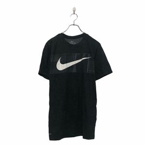 NIKE 半袖 ロゴ Tシャツ ナイキ ブラック ホワイト プリント クルーネック スポーツウェア 古着卸 アメリカ仕入 a604-6034