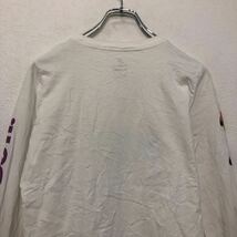 NIKE 長袖 ロゴ Tシャツ ナイキ XL ホワイト プリント クルーネック ロンT 古着卸 アメリカ仕入 a604-6108_画像5