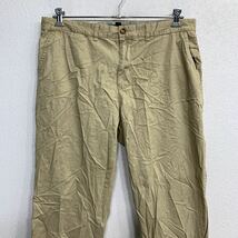 TOMMY HILFIGER チノパン W36 トミーヒルフィガー ビッグサイズ ベージュ 古着卸 アメリカ仕入 2404-700_画像2