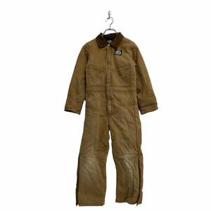 POLAR KING Duck cotton inside long sleeve coveralls W30 Kids Brown Work wear work clothes old clothes . America buying up a604-6163