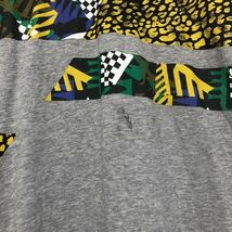 NIKE 半袖 ロゴ Tシャツ ナイキ S グレー イエロー ドライフィット プリント クルーネック 古着卸 アメリカ仕入 a604-6484_画像4