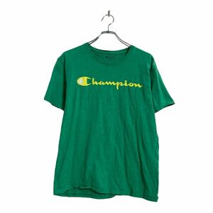Champion 半袖 ロゴ Tシャツ M グリーン チャンピオン 古着卸 アメリカ仕入 a604-6534