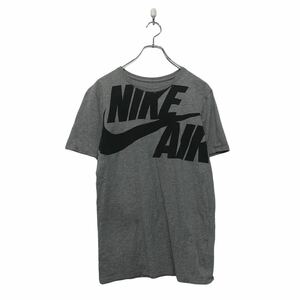 NIKE 半袖 ロゴ Tシャツ ナイキ グレーブラック M プリント クルーネック 古着卸 アメリカ仕入 a604-6530