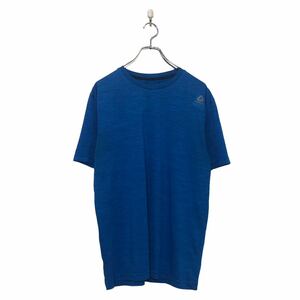 Reebok 半袖 ロゴ Tシャツ M ブルー リーボック スポーツウエア クルーネック 古着卸 アメリカ仕入 a604-6586