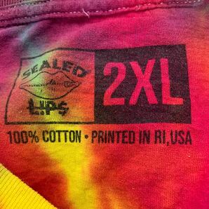 SEALED 半袖 タイダイTシャツ 2XL パープル ピンク マルチカラー ビッグサイズ スカルプリント 古着卸 アメリカ仕入 a604-6828の画像7