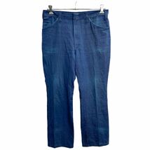 Dickies デニム ワークパンツW36 ディッキーズ ビッグサイズ ネイビー TALONジップ 古着卸 アメリカ仕入 2404-782_画像1