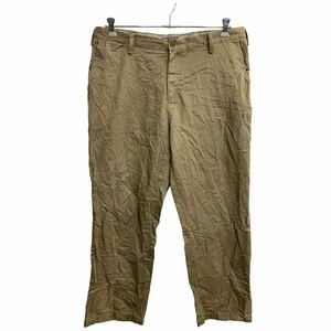 NAUTICA брюки из твила W38 Nautica большой размер Brown хлопок б/у одежда . America скупка 2404-818