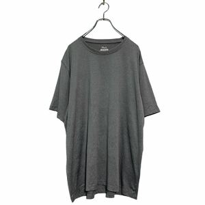 FILA 半袖 無地Tシャツ 2XL グレー フィラ ビッグサイズ クルーネック 袖ロゴ スポーツ 古着卸 アメリカ仕入 a604-6882