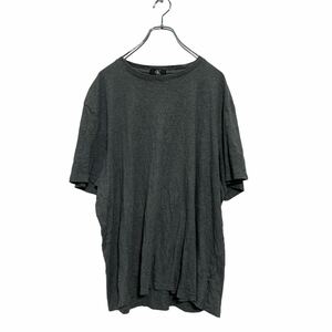 Calvin Klein 半袖 無地Tシャツ XL ダークグレー カルバンクライン クルーネック シンプル 古着卸 アメリカ仕入 a604-6972