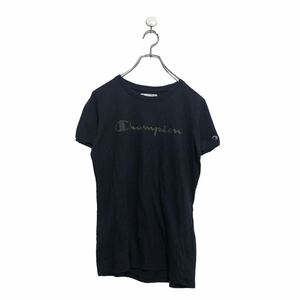 Champion 半袖 ロゴ Tシャツ チャンピオン キッズ S ブラック プリント 古着卸 アメリカ仕入 a604-7063