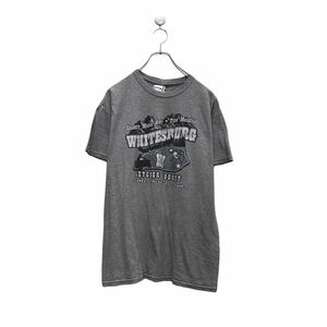 GILDAN 半袖 プリント Tシャツ ギルダン M グレー クルーネック 古着卸 アメリカ仕入 a604-7048