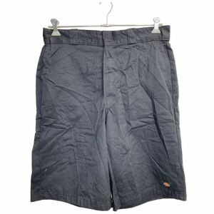 Dickies ワークワークショートパンツ W36 ディッキーズ ルーズフィット ビッグサイズ ブラック 古着卸 アメリカ仕入 2404-832