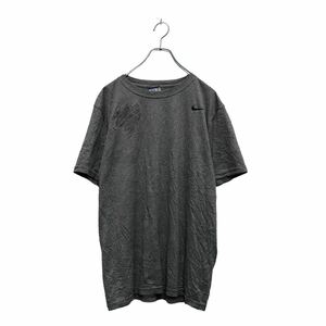 NIKE 半袖 ロゴ Tシャツ ナイキ L グレー バックプリント クルーネック 古着卸 アメリカ仕入 a604-7189