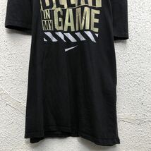 NIKE 半袖 ロゴ Tシャツ ナイキ L ブラック プリント クルーネック 古着卸 アメリカ仕入 a604-7214_画像3