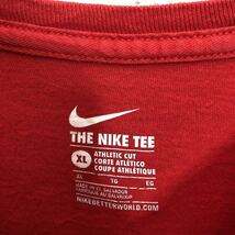 NIKE 半袖 ロゴ Tシャツ ナイキ XL キッズ レッド クルーネック 古着卸 アメリカ仕入 a604-7229_画像8