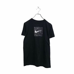 NIKE 半袖 ロゴ Tシャツ ナイキ キッズ L ブラック クルーネック 古着卸 アメリカ仕入 a604-7227