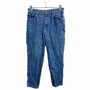 chio Denim pants W33 lady's blue USA made old clothes . America buying up 2404-856