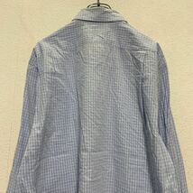 HUGO BOSS 長袖 チェックシャツ XL ライトブルー ヒューゴボス ビッグサイズ 古着卸 アメリカ仕入 a604-7354_画像6