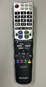 シャープ ４K液晶TV用リモコン　GB047WJSA　中古 動作良好品 キレイ