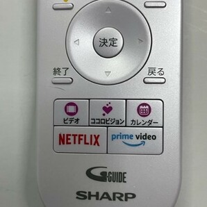 シャープ ４K液晶TV用リモコン GB354SA 中古 正常動作品 ⑩の画像4