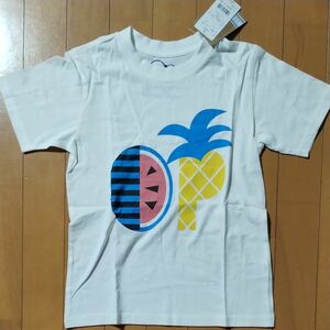 OP オーシャンパシフィック　キッズ　プリント Tシャツ 白