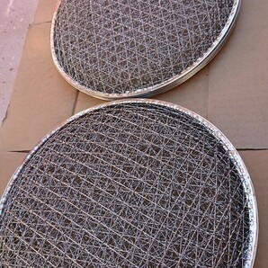七輪 網 丸型 山型 使い捨て網 業務用 20枚 未使用 送料込み 焼網 BBQ 焼肉 替え網の画像1