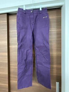 LOUIS VUITTON purple chinos 34