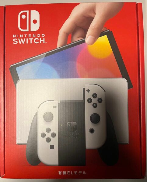 ニンテンドースイッチ Switch 有機EL ホワイト 消毒済 美品 送料無料 メーカー保証約11ヶ月あり 欠品なし