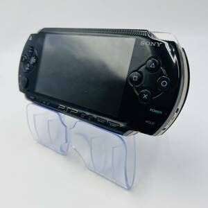 【458】PSP PSP-1000 ブラック 動作確認済 ケーブル付 ケース付 ソフト5個 モンハン ダービータイム 麻雀格闘倶楽部 クロヒョウ GODEATER