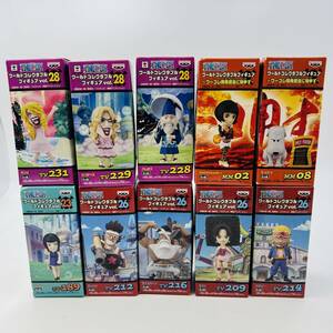 【438】ONE PIECE ワンピース まとめ 未開封 ワーコレ WCF ワールドコレクタブルフィギュア サンジ エリザベス 偽ロビン ハレダス 他