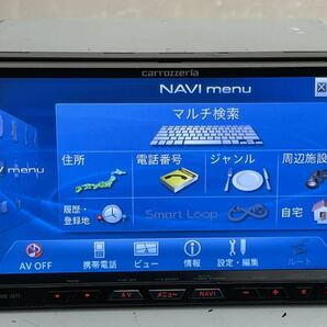 送料無料 動作品 Carrozzeria カロッツェリア HDDサイバーナビ AVIC-ZH77 CD/DVD/MSV Bluetooth フルセグTV 2012年(J9)の画像4