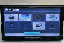 KENWOOD ケンウッド MDV-727DT動作品 2010年 フルセグTV/DVD/CD/SD/USB/Bluetooth/iPod (J89)_画像3