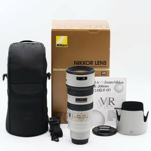 #b1086【外観美品】 Nikon ニコン AF-S VR ED 70-200mm F2.8 G(IF) ライトグレー 