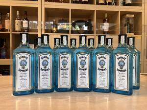 43039 [12 pcs set ] BOMBAY SAPPHIRE ( compressed gas cylinder i sapphire ) Spirits Gin 47 times 750ml