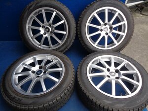 【送料込み】★ シトロエン DS4 ★ SPORT TECHNIC ★ 7.5J/+29 PCD 108 ★ ハブ径 65.1 ★ 215/55R17 ★ ピレリ バリ溝 スタッドレス ★