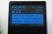 SONY ソニー純正 ACアダプター AC-E455D 4.5V 500mA ■jhc3_画像2