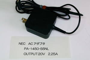 NEC PA-1450-55NL 20V 2.25A adapter #JHC2