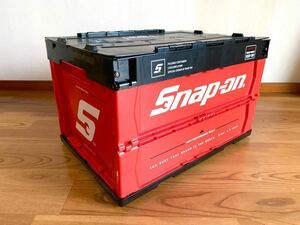 貴重 絶版 snap-on コンテナ 50L ブラック/レッド スナップオン ガレージ 工具ボックス ラゲッジ インテリア 未使用保管品 日本製