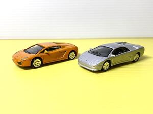 1/72 ランボルギーニ コレクション ガヤルド ディアブロ ミニカー2台セットLamborghini USED