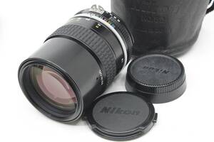 【送料無料１円／超美品】 ニコン Nikon Ai NIKKOR 135mm F2.8 中望遠 単焦点 ポーチ No.62 MT4272