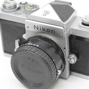 【動作確認済／超美品】 ニコン Nikon Nippon Kogaku F アイレベル ボディ シルバー 651万番 富士 RING M MT4235の画像1