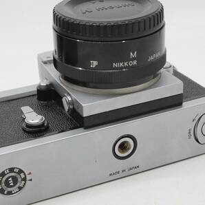 【動作確認済／超美品】 ニコン Nikon Nippon Kogaku F アイレベル ボディ シルバー 651万番 富士 RING M MT4235の画像6