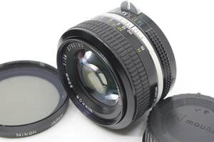 【送料無料１円／超美品】 ニコン Nikon NEW NIKKOR 50mm F1.4 単焦点 POLAR FILTER MT4281