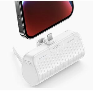 【送料無料】VRURC モバイルバッテリー iphone 5000mAh 携帯充電器 Lightning コードレス モバイル バッテリー スマホバッテリー(A11)